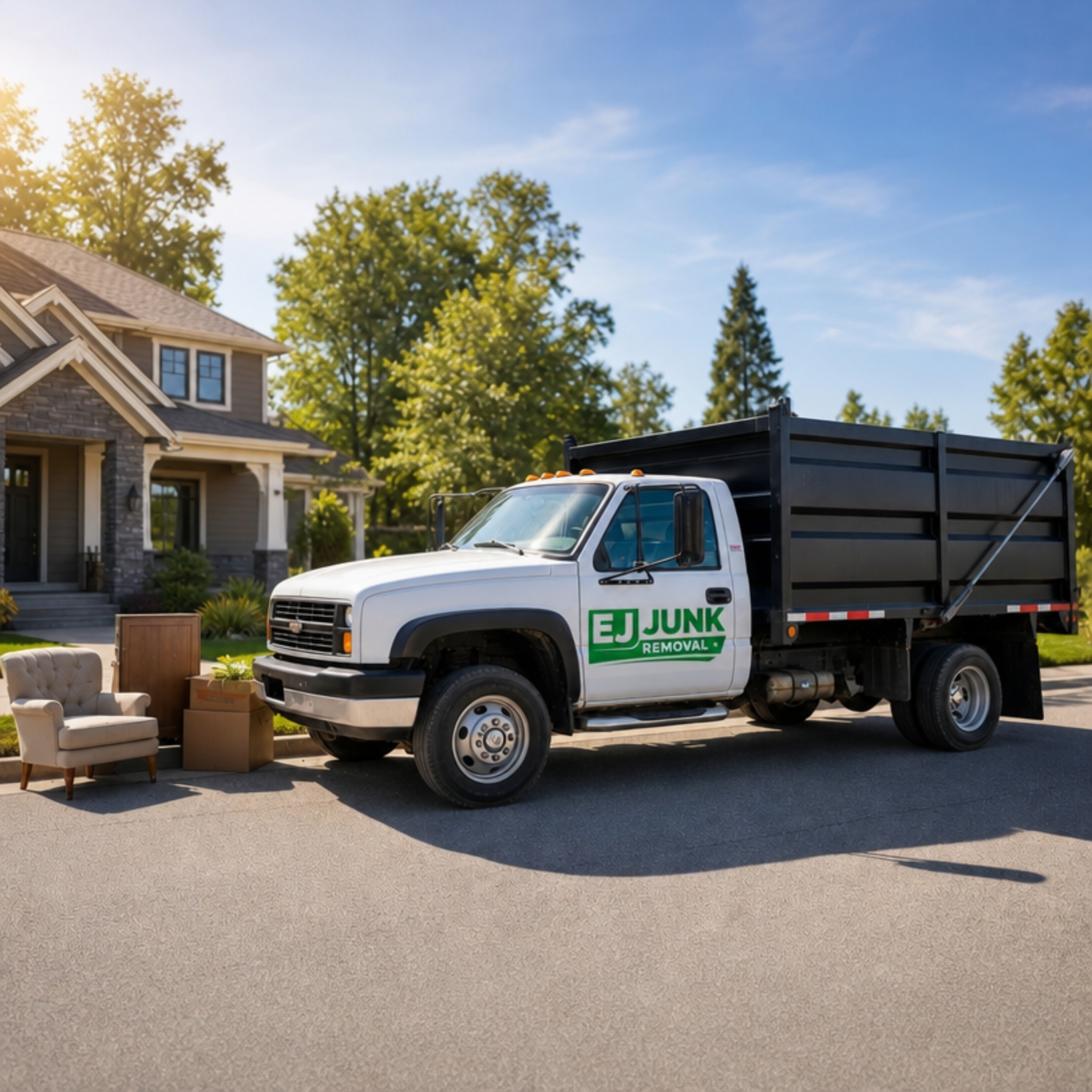 Residential garage cleanout